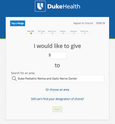 donor form