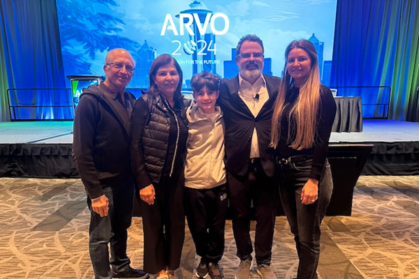 Saban and family at ARVO