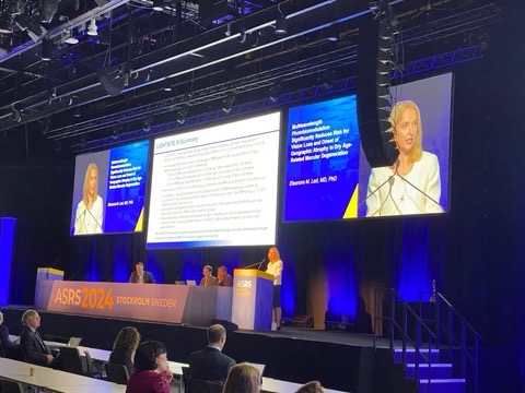 Eleonora Lad, MD, PhD presents at ASRS 2024