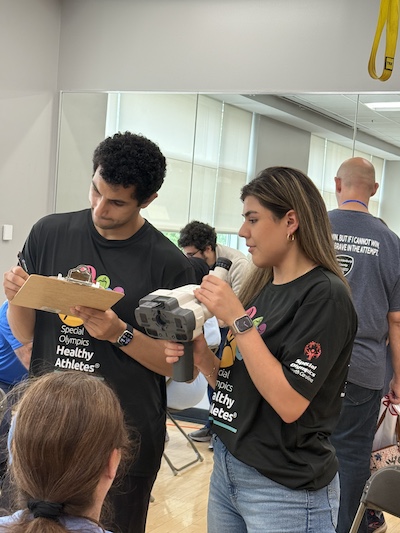 Special Olympics volunteers