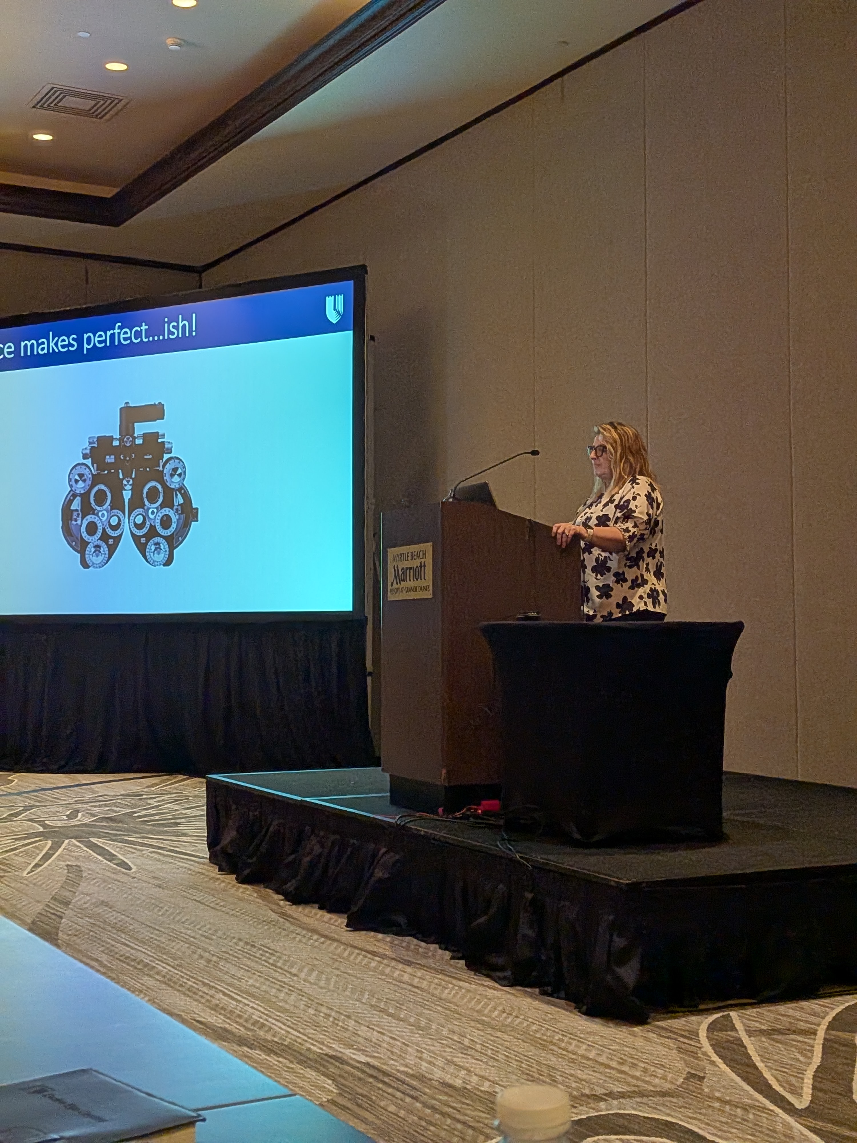 Ashley presenting