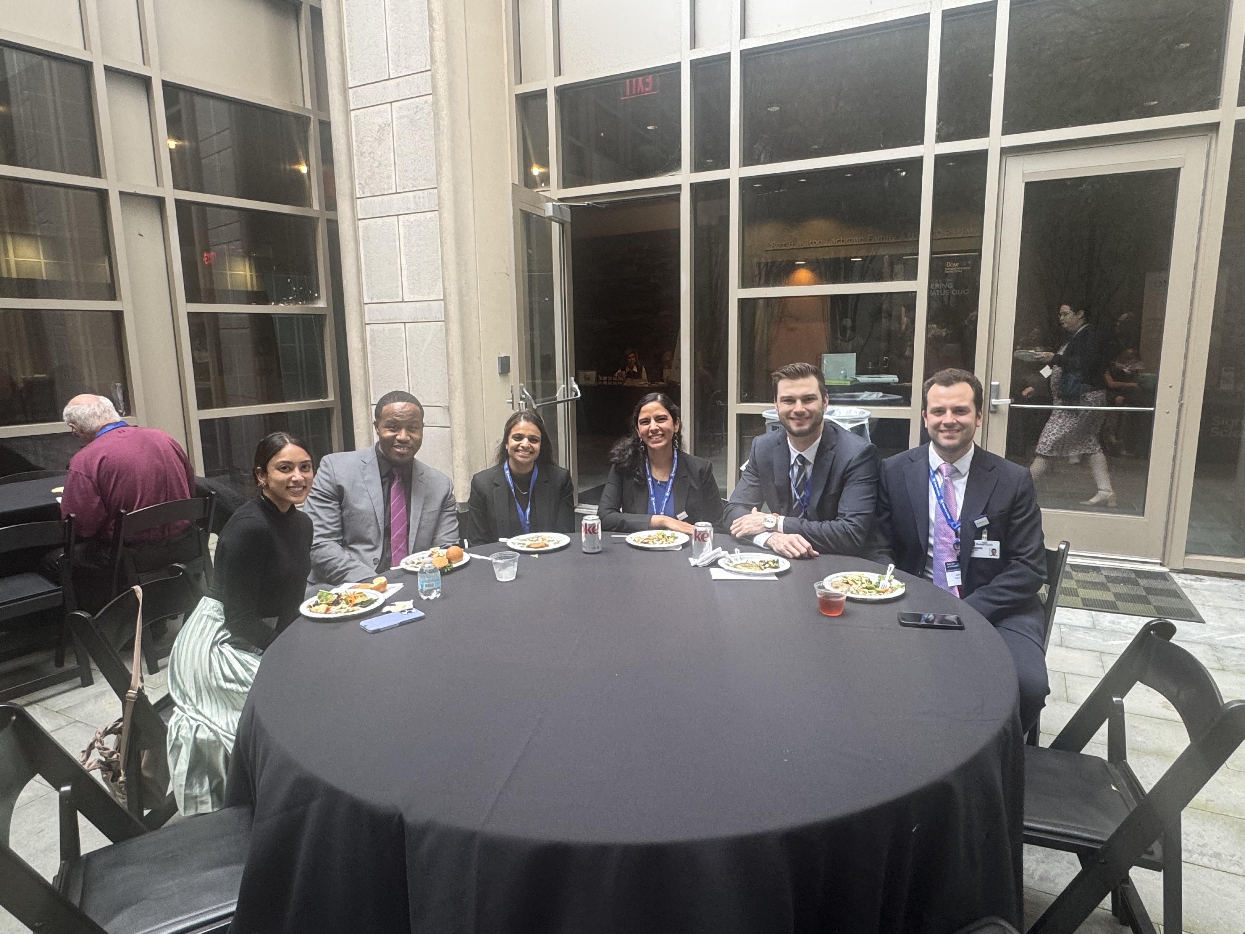Fellows at lunch