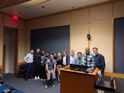 residents with guest lecturer