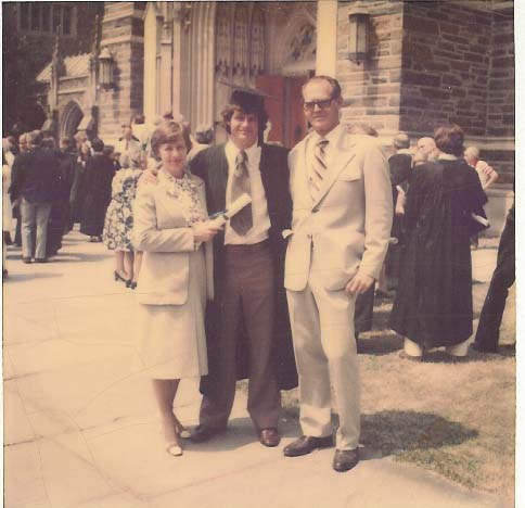 Buckley and family at college graduation