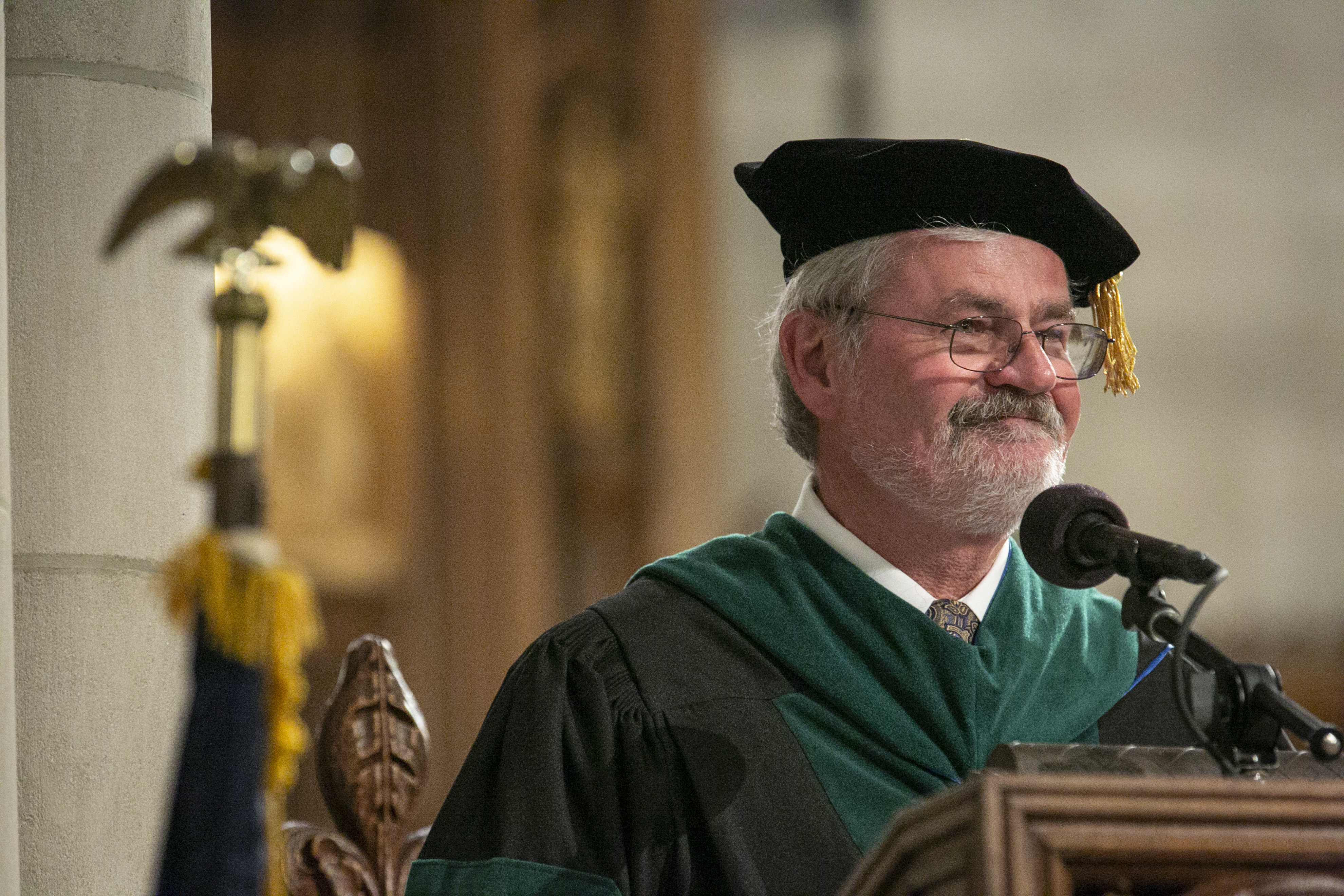 Buckley at meds school graduation