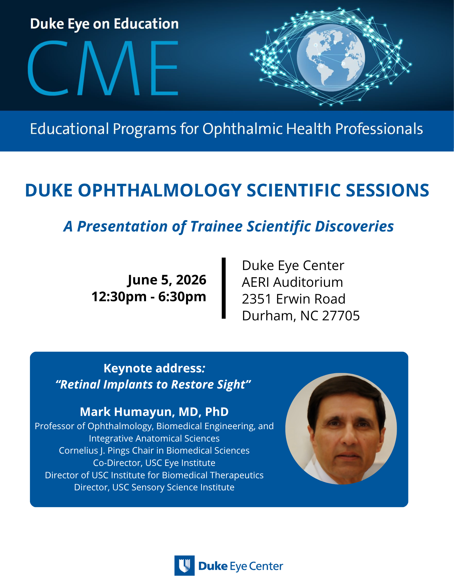 Trainee day flyer