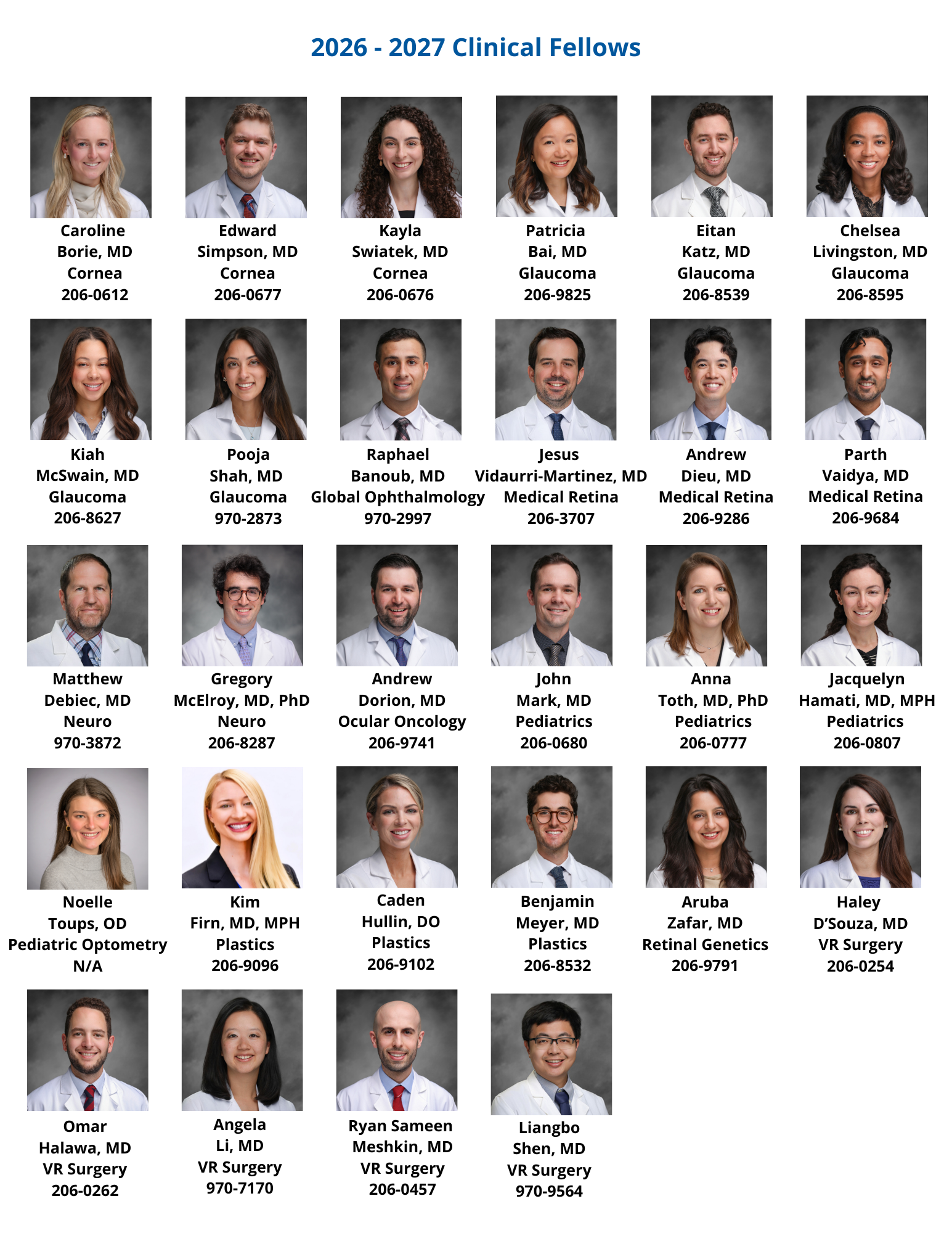 fellows photo sheet