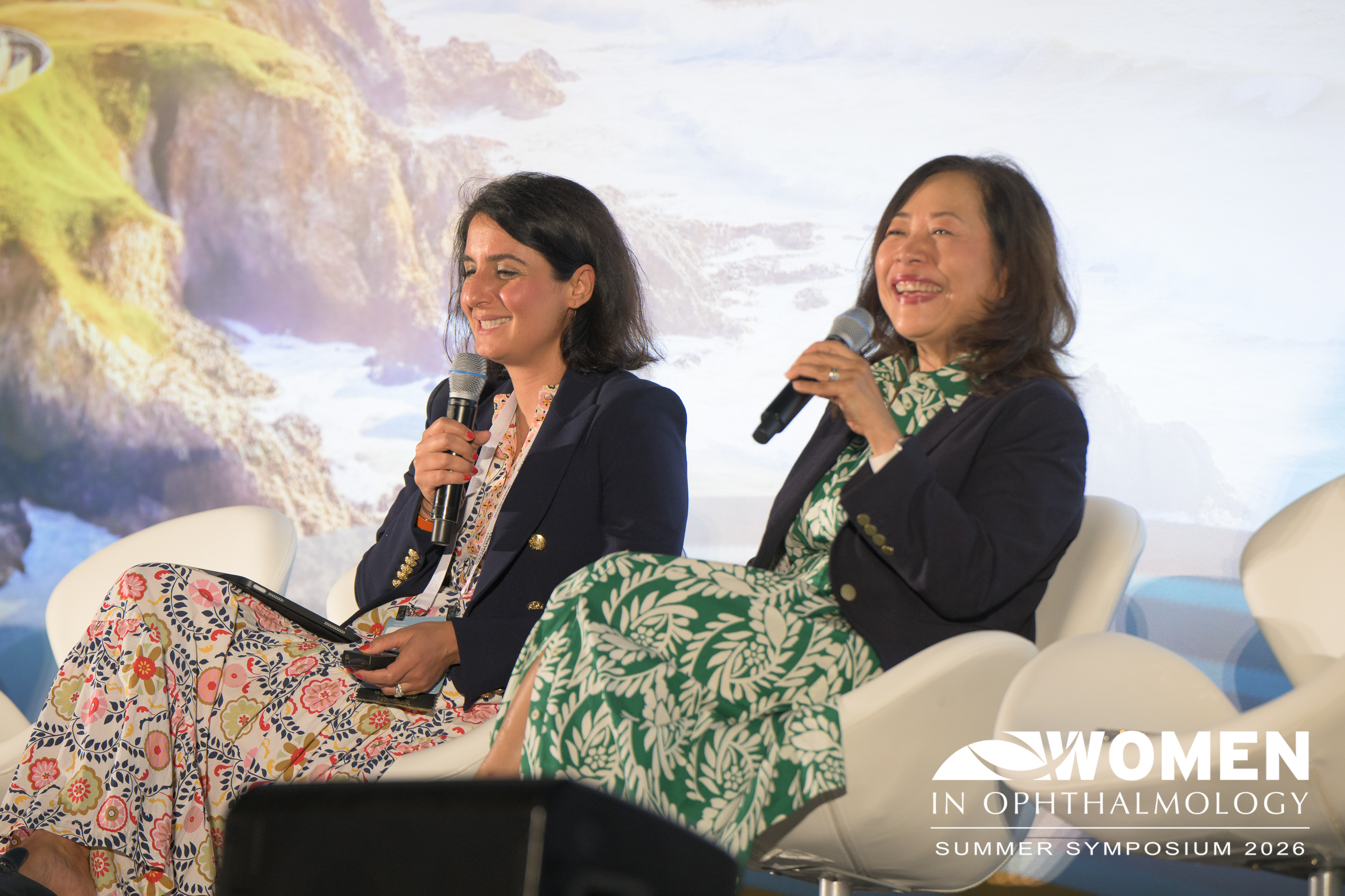 Vajzovic laughing on panel