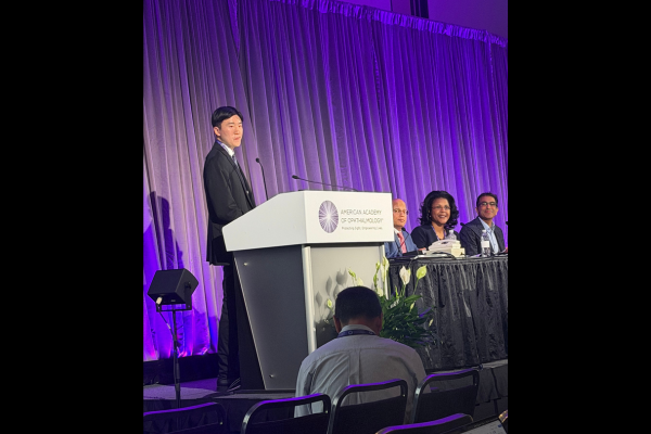 Choi presenting 