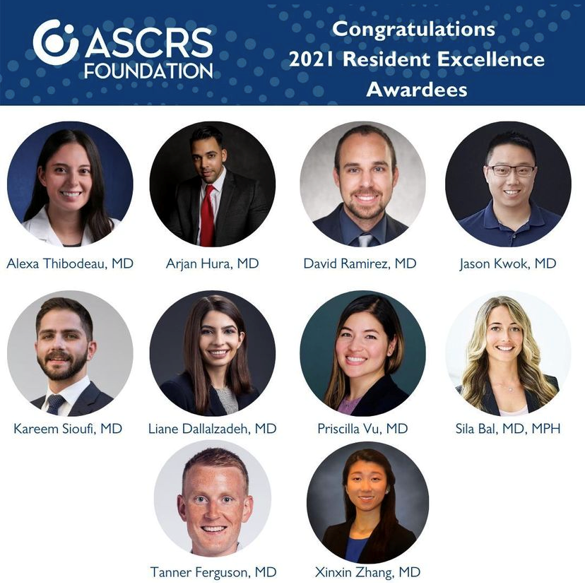 Zhang Receives ASCRS 2021 Resident Excellence Award | Duke Department ...