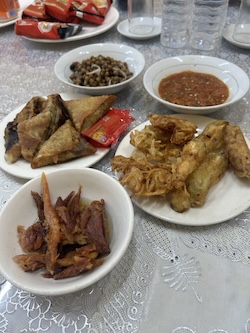 Breakfast at the hospital canteen