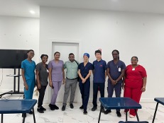 Dr. Song with group of trainees