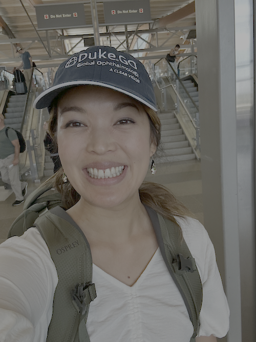 Sheena Song, first DukeGO fellow on her first trip