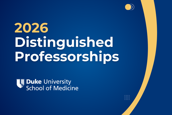 2026 Distinguished professorships