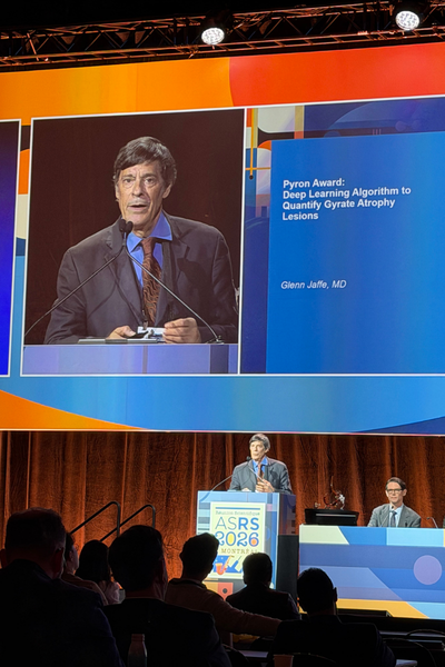 Jaffe on stage at ASRS