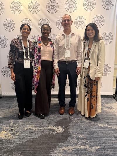 Group photo of Owete with Williams and Song