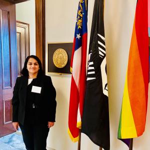 Parmar at the capital