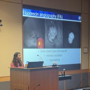 Maniar presenting